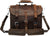 Men's Retro Full Grain Leather 16'' Briefcase Shoulder Messenger Bag Fit 16 Laptop (2019 Version)-Tuzech store