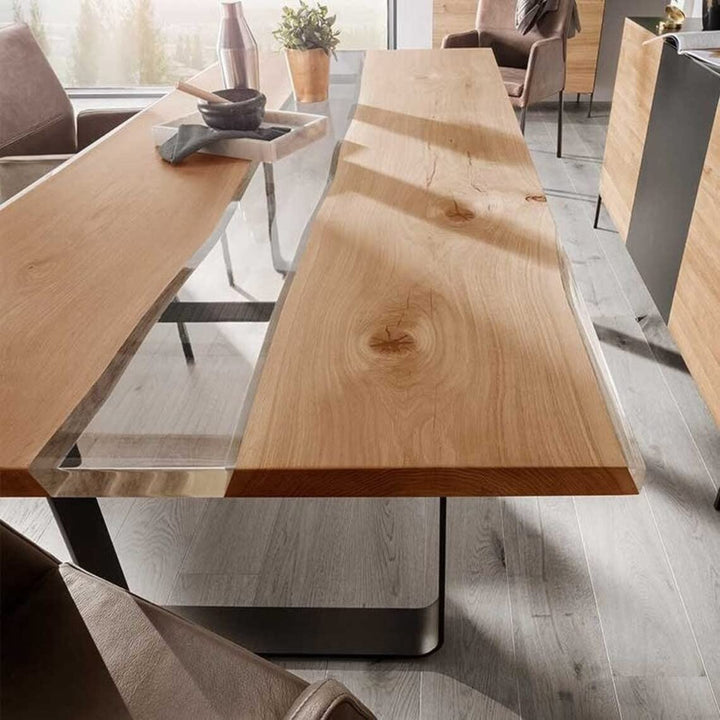 Customized Large Epoxy Table, Resin Dining Table Clear Resin Table for 2, 4, 6, 8 River epoxy Dining Table, Epoxy Coffee Table, Living Room Table, Home décor