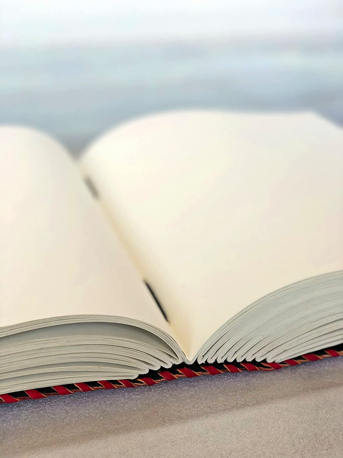 TUZECH Fat Leather 600 Pages Journal Large | Seven Stone Leather Notebook Journal | Blank Handmade Book Sketchbook | Christmas Gift Everyday Use-Tuzech store