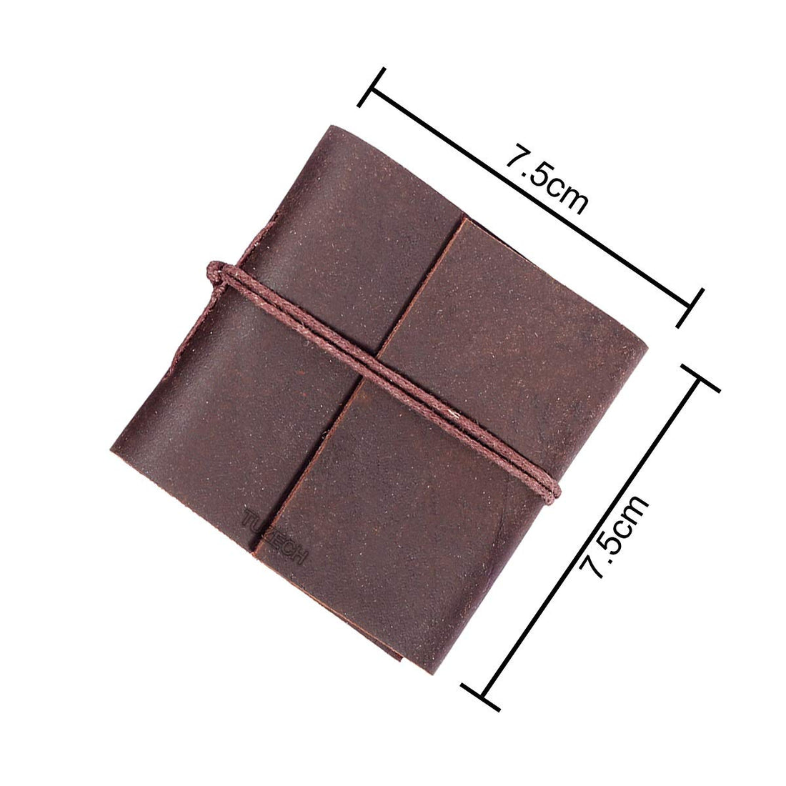 Tuzech Handmade Leather Set of 4 Mini Scrapbook Notebook Diary Blank Unlined Diary For Office||Artist|| Architect||Restaurants Vintage Journal for Men and Women-Tuzech store