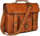 TUZECH Real Buffalo Leather bag Regular Use Stylish Hunter Messenger Bag -Fits Laptop Upto 15.6 Inches