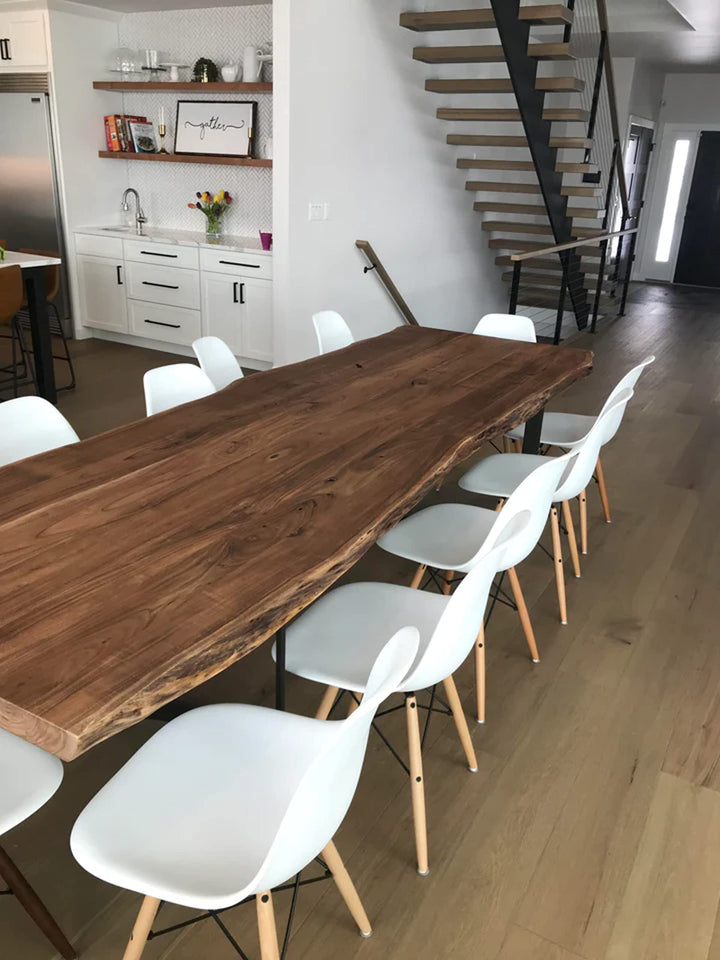 Natural Solid Wood Live Edge Table Top Fully Customized Best for Home/Living Room/Dining Room/Kitchen/Indoor and Outdoor Table.-Tuzech store