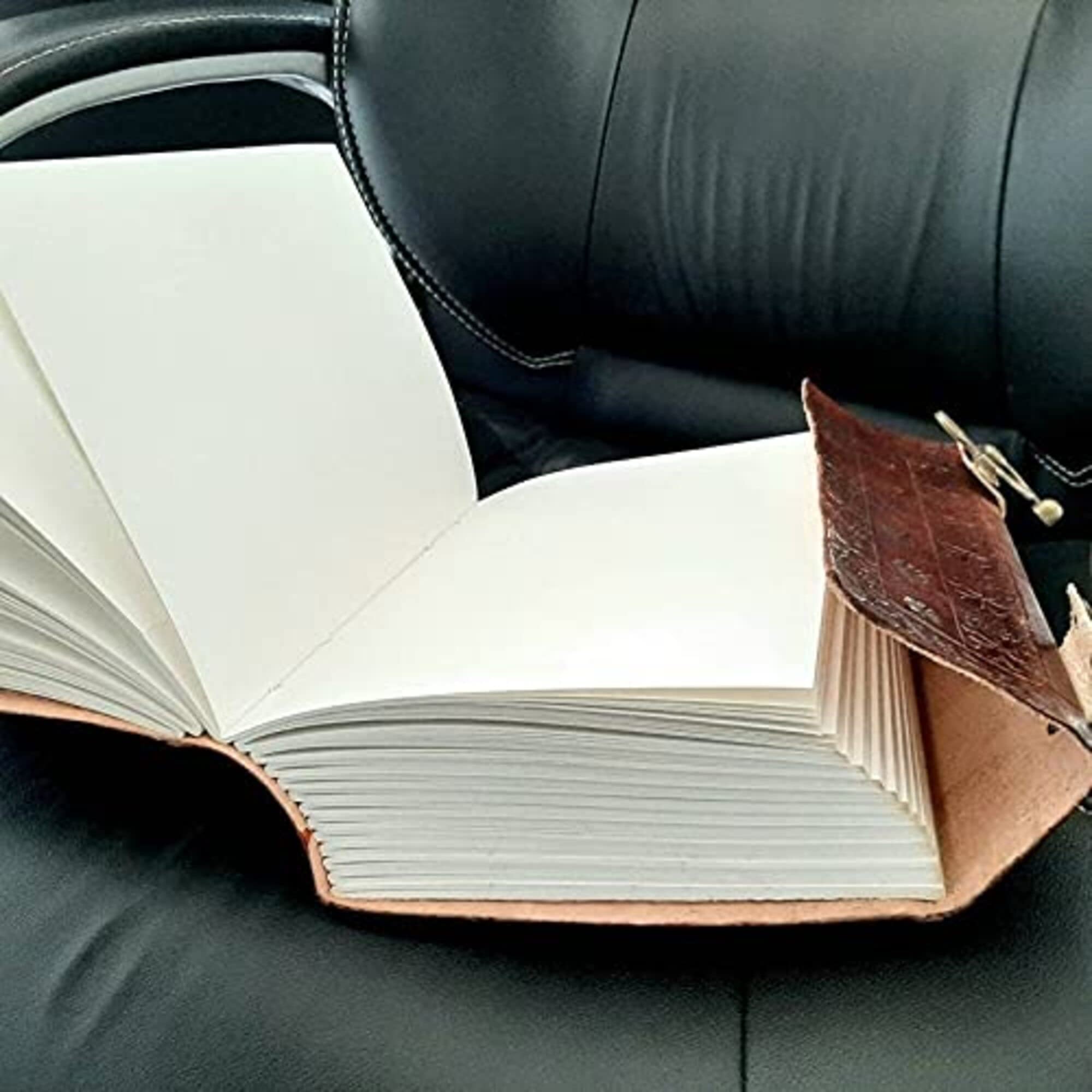 Tuzech 600 pages large tree of life journal | leather journal diary | embossed large tree of life notebook | writing leather notebook | handmade leather journal | leather grimoire | leather sketchbook 7 x 10 Thread Bound-Tuzech store