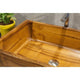 Personalized Live Edge Sink, Wash Basin Wooden Sink, Wooden Basin, Bathroom Sink, Kitchen Basin ( 24 x 16 x 6 )-Tuzech store