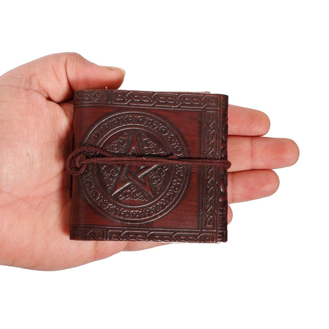 Tuzech Handmade Leather Set of 4 Mini Scrapbook Notebook Diary Blank Unlined Diary For Office||Artist|| Architect||Restaurants Vintage Journal for Men and Women-Tuzech store