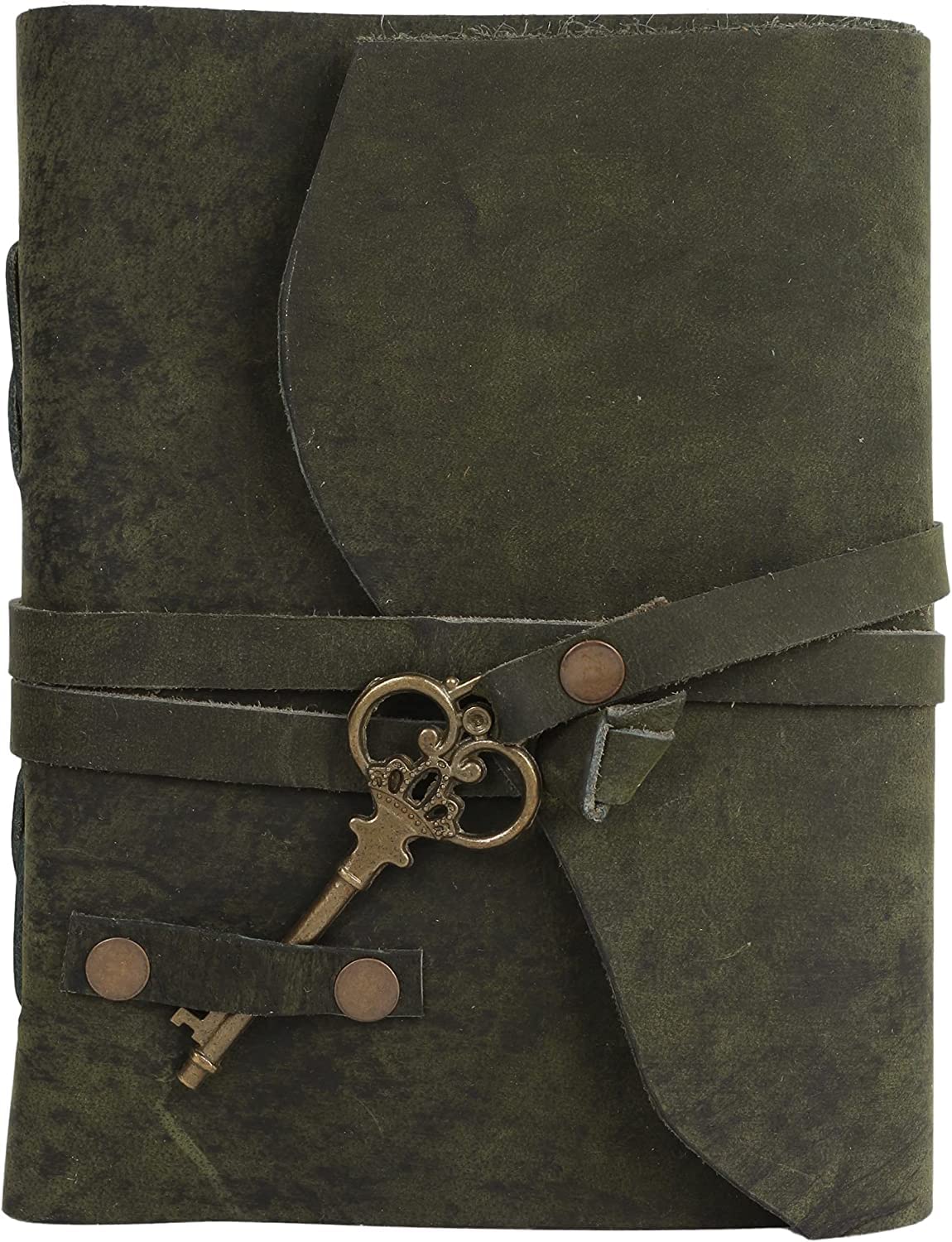 Vintage Journal Retro Travel Diary an Exclusive Handmade Paper Notebook with Key Leather Bound Book Of Shadows Hocus Pocus for Man and Women