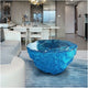 Living Room Coffee Table Modern Living Room Blue Ocean Resin Coffee Table Tables Transparent Round Decoration Floor Sculpture Large Ornament Small Coffee Table