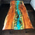 Customized Large EPOXY Table, Resin Dining Table for 2, 4, 6, 8 River Dining Table Top, Pabbuls River Top, Wood Epoxy Coffee Table Top, Living Room Table-Tuzech store