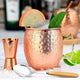 HandCrafted Moscow Mule Hand Hammered Copper 16 Ounce Drinking Mugs Set Classic Riveted Handles-Tuzech store