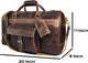 Tuzech Large Duffel Luggage leather Travel Bag Duffel bag Gym Bag Airplane cabin Approved Carry On Overnight Leather Weekender Mens Duffle Bag For Men and Women 20 Inch-Tuzech store