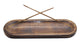 Govinda - Incense Burner Stick Holder Ash Catcher Wooden Handmade Modern Gift Wood Home Decor Size 12 X 4 Inches,