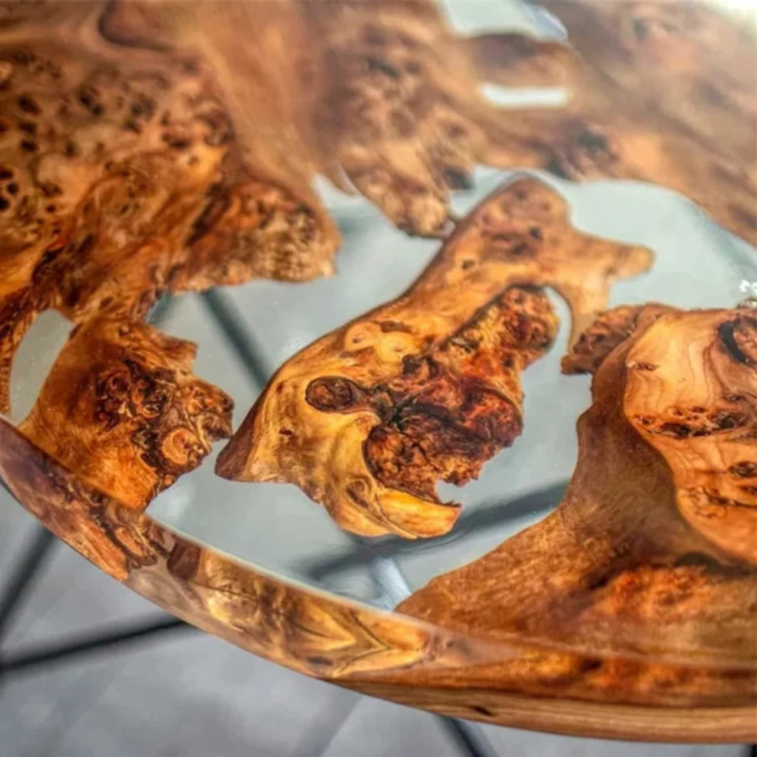 Customized Large EPOXY Table, Resin Dining Table for 2, 4, 6, 8 River Dining Table Top, Wood Epoxy Coffee Table Top, Living Room Table-Tuzech store