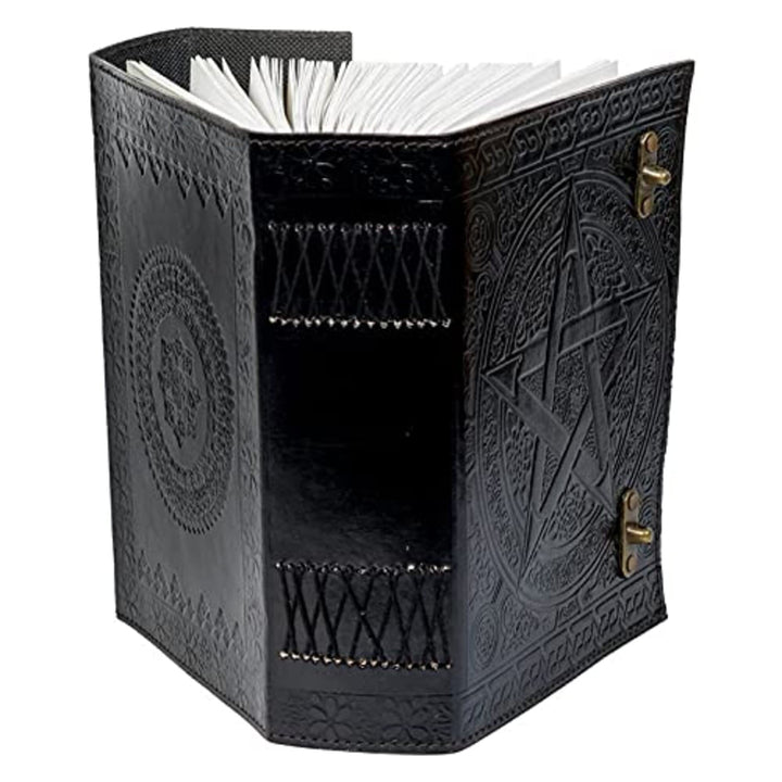 Tuzech 600 pages large tree of life journal | leather journal diary | embossed large tree of life notebook | writing leather notebook | handmade leather journal | leather grimoire | leather sketchbook 7 x 10 Thread Bound-Tuzech store