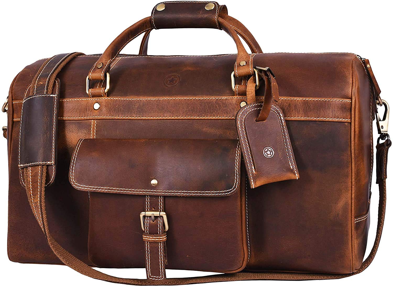Weekender Duffle Bag - Brown