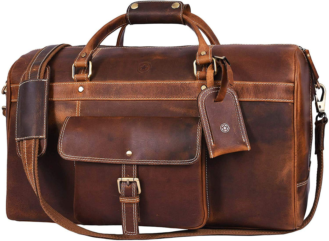 Weekender Duffle Bag - Brown