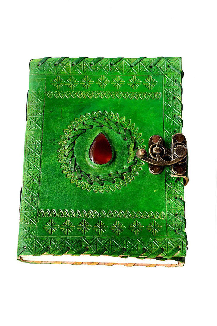TUZECH Handmade Medium Vintage Leather Journal Diary,Leather Diary/Journal/Notebook with Naturally Treated Paper for Corporate Gift or Personal Memoir-Tuzech store