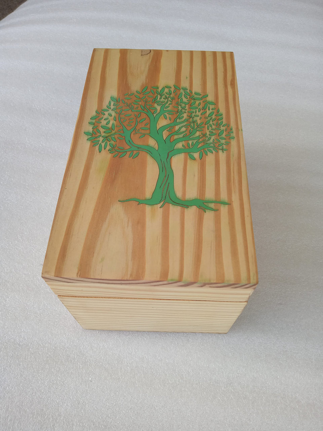 Customizable Resin Adult Urns Or Pet Cremation Urns Human Ashes Decorative Wooden Urns for Ashe Burial Funeral Urns (Light Wood)