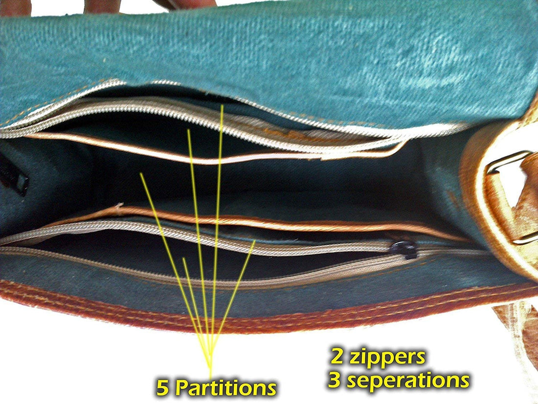 IN-INDIA TUZECH Genuine Leather Bag Laptop Vintage Messenger Bag Handmade Unisex Fits Laptop Upto 11 Inches-Tuzech store