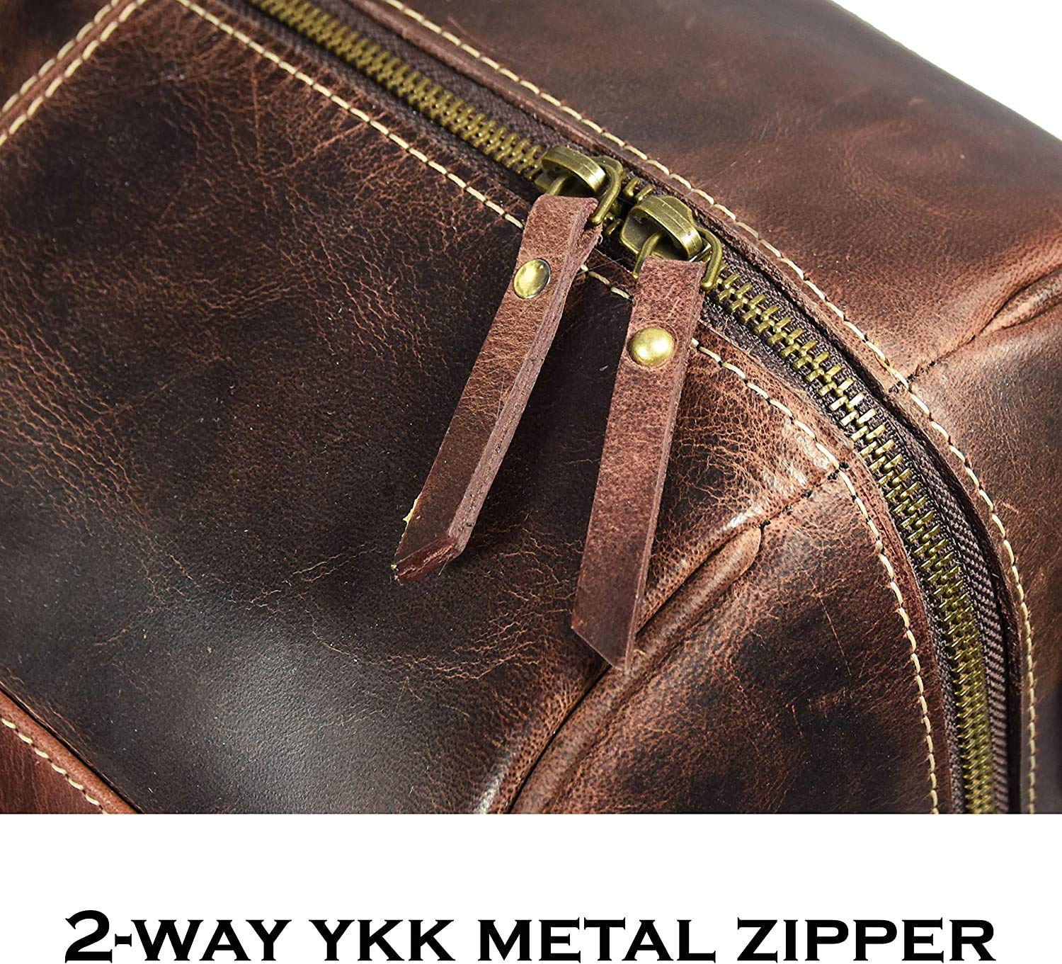 Tuzech Large Duffel Luggage leather Travel Bag Duffel bag Gym Bag Airplane cabin Approved Carry On Overnight Leather Weekender Mens Duffle Bag For Men and Women 20 Inch-Tuzech store