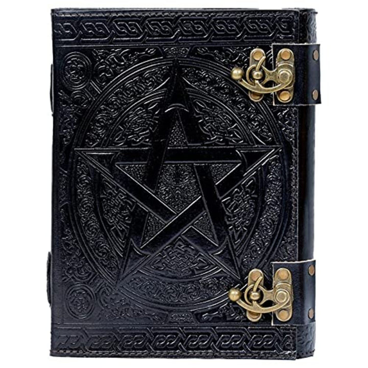 Tuzech 600 pages large tree of life journal | leather journal diary | embossed large tree of life notebook | writing leather notebook | handmade leather journal | leather grimoire | leather sketchbook 7 x 10 Thread Bound-Tuzech store