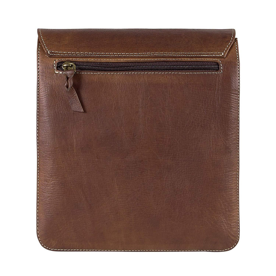 TUZECH Pure Genuine Leather Modern Styled Brown Stylish Vintage Handbag Satchel Bag Handcrafted Leather Bag -Fits Laptop Up To (11 Inches)-Tuzech store