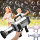 Tuzech Rocket Boom Bubble Gun Machine with 64-Hole for TIK Tok Launcher Bubble Machine Gift for Adults Children Playing and Indoor Outdoor Party Wedding Social Outing Electric Automatic Bubble Gun-Tuzech store