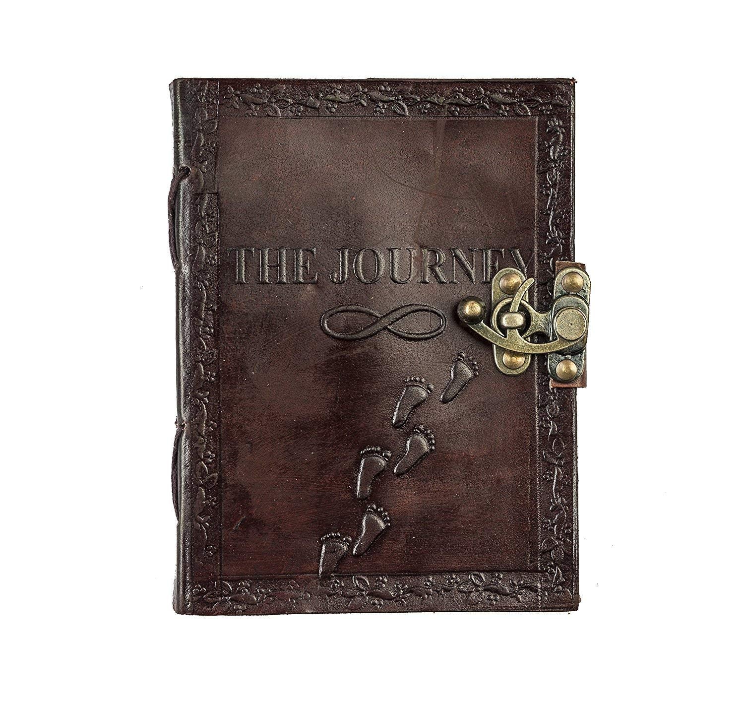 TUZECH Leather Writing Journal Notebook Classic Spiral Bound Notebook Refillable Diary Sketchbook Gifts with Unlined Travel Journals to Write in for Girls and Boys-Tuzech store