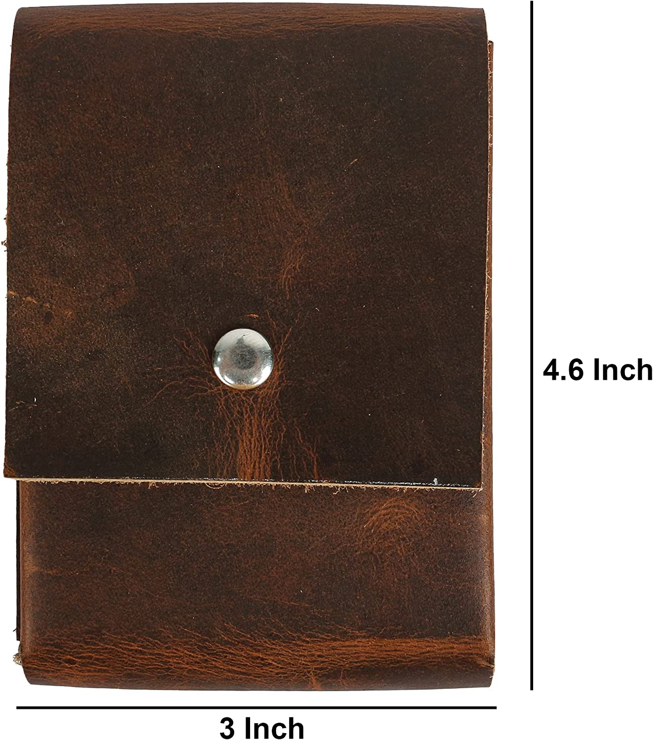 Tuzech Leather Multiple Layer Card Holder/Bag/Pouch/Wallet/Change Holder/Card Organizer/Accessories, Handmade (Bourbon Brown)-Tuzech store