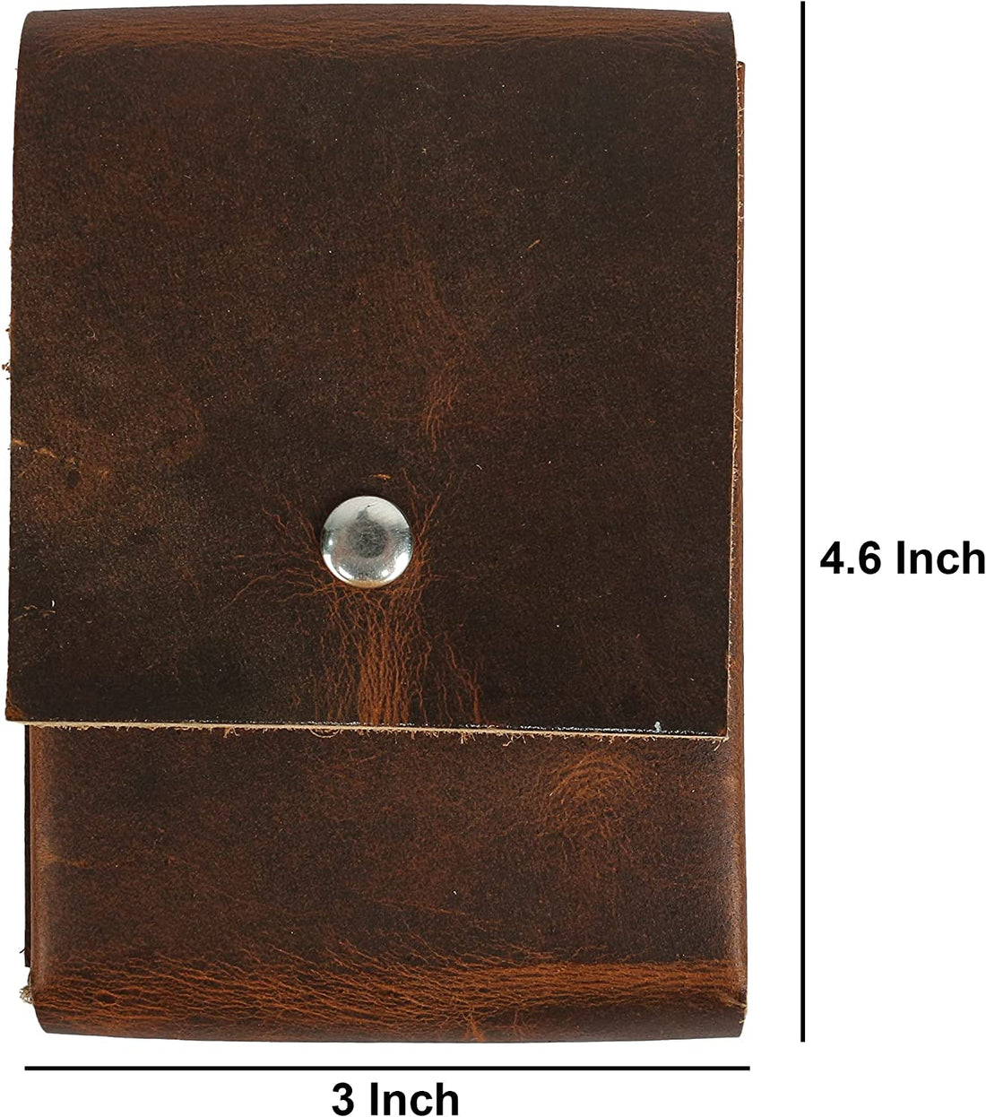 Tuzech Leather Multiple Layer Card Holder/Bag/Pouch/Wallet/Change Holder/Card Organizer/Accessories, Handmade (Bourbon Brown)-Tuzech store