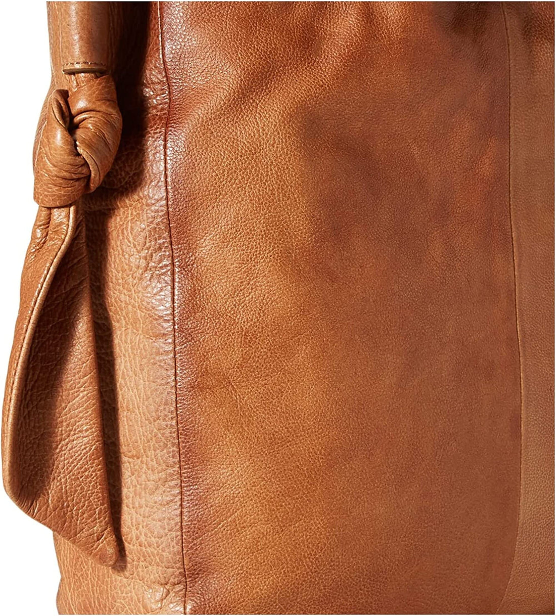 Tuzech Handmade Leather Knotted Hobo Bag with Big Pocket Gift for Women Full Grain, Campus Bag, Weekender Bag