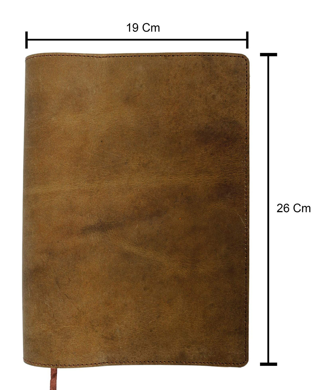 Rustic Leather Refillable Journal Cover for Moleskine Cahier XL (10.50x8 in) w/Tipico Strap, Office & Work Essentials, Handmade - Brown-Tuzech store