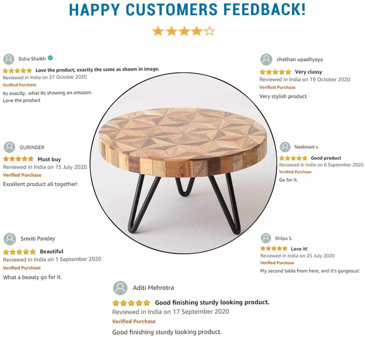 TUZECH Casa Decor Cake, Plant, Showpiece Decorative Stand for Home, Living Room, Dinning Table-Tuzech store
