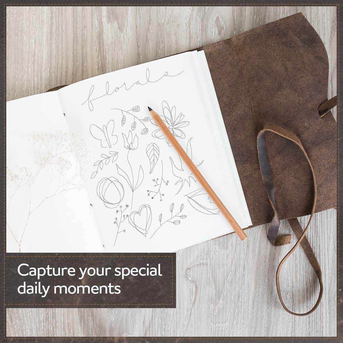 Rustic Journal TUZECH Classic Vintage Leather Journal Notebook Rustic Handmade Vintage ...