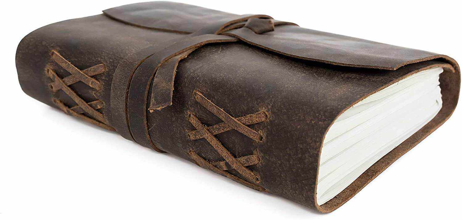 Rustic Notebooks TUZECH Classic Vintage Leather Journal Notebook Rustic Handmade Vintag ...