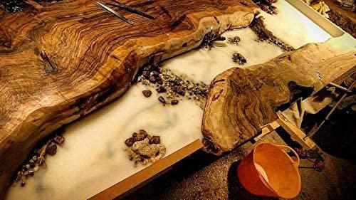 TUZECH Epoxy Resin Realistic River Table, Epoxy Resin River Table, Epoxy Resin River Dining Table, Ocean Table, Epoxy Resin Ocean Table, Ocean-Tuzech store