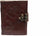 TUZECH Genuine House Leather Journal Notebook Vintage Style Diary with Engraved Rose Brown (7 Inches)-Tuzech store