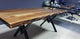 Live Edge Dining Table. Dining Room Table. Table For 2 , 4 , 6, 8 Dining Table Top, Wood Coffee Table Top, Living Room Table-Tuzech store