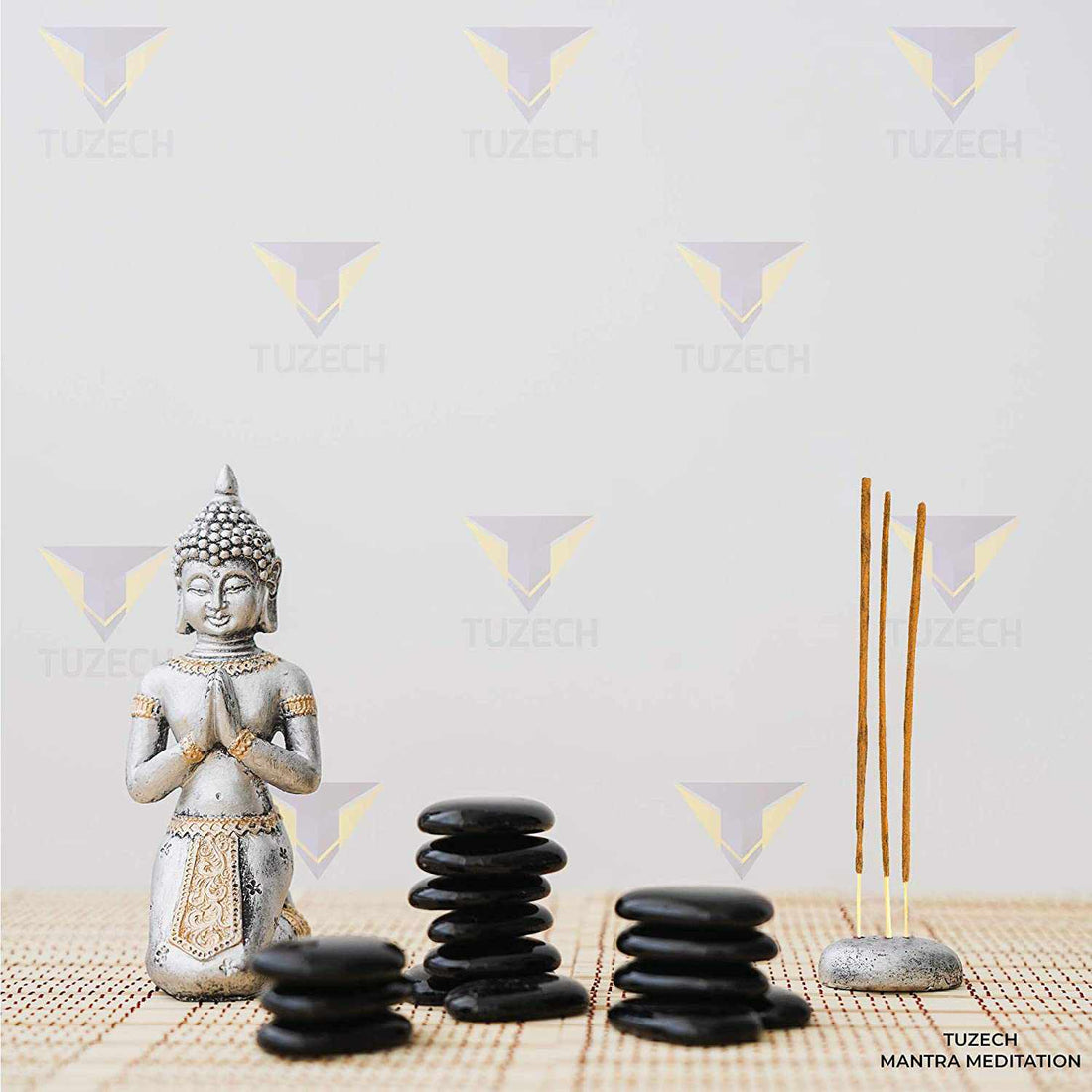 TUZECH Natural Incense Sticks for Meditation Yoga Relaxation Healing Cleanse & Purify Hand Rolled Incenses with Natural Bamboo-Tuzech store