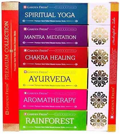 TUZECH Natural Incense Sticks for Meditation Yoga Relaxation Healing Cleanse & Purify Hand Rolled Incenses with Natural Bamboo-Tuzech store