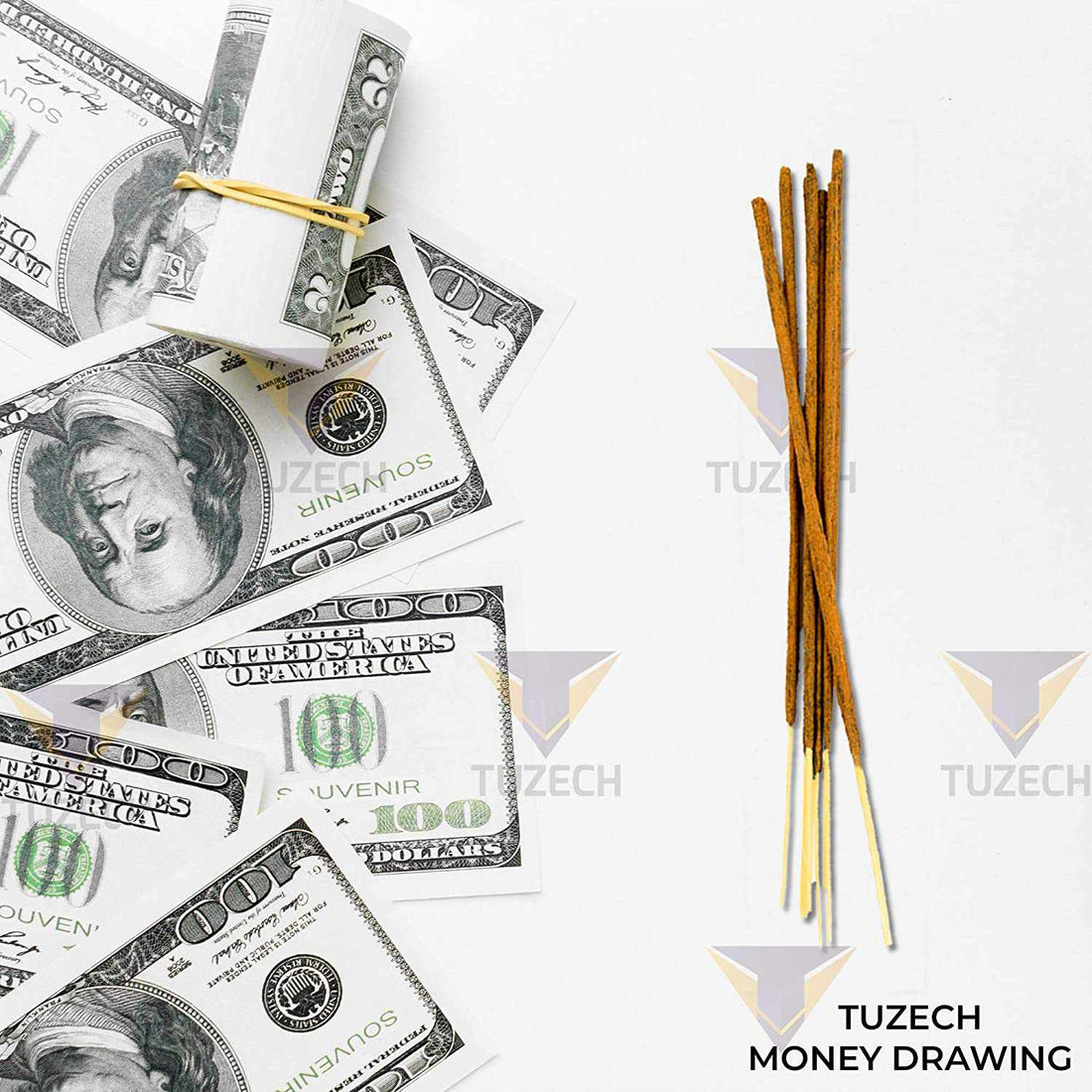 TUZECH Natural Incense Sticks for Meditation Yoga Relaxation Healing Cleanse & Purify Hand Rolled Incenses with Natural Bamboo-Tuzech store