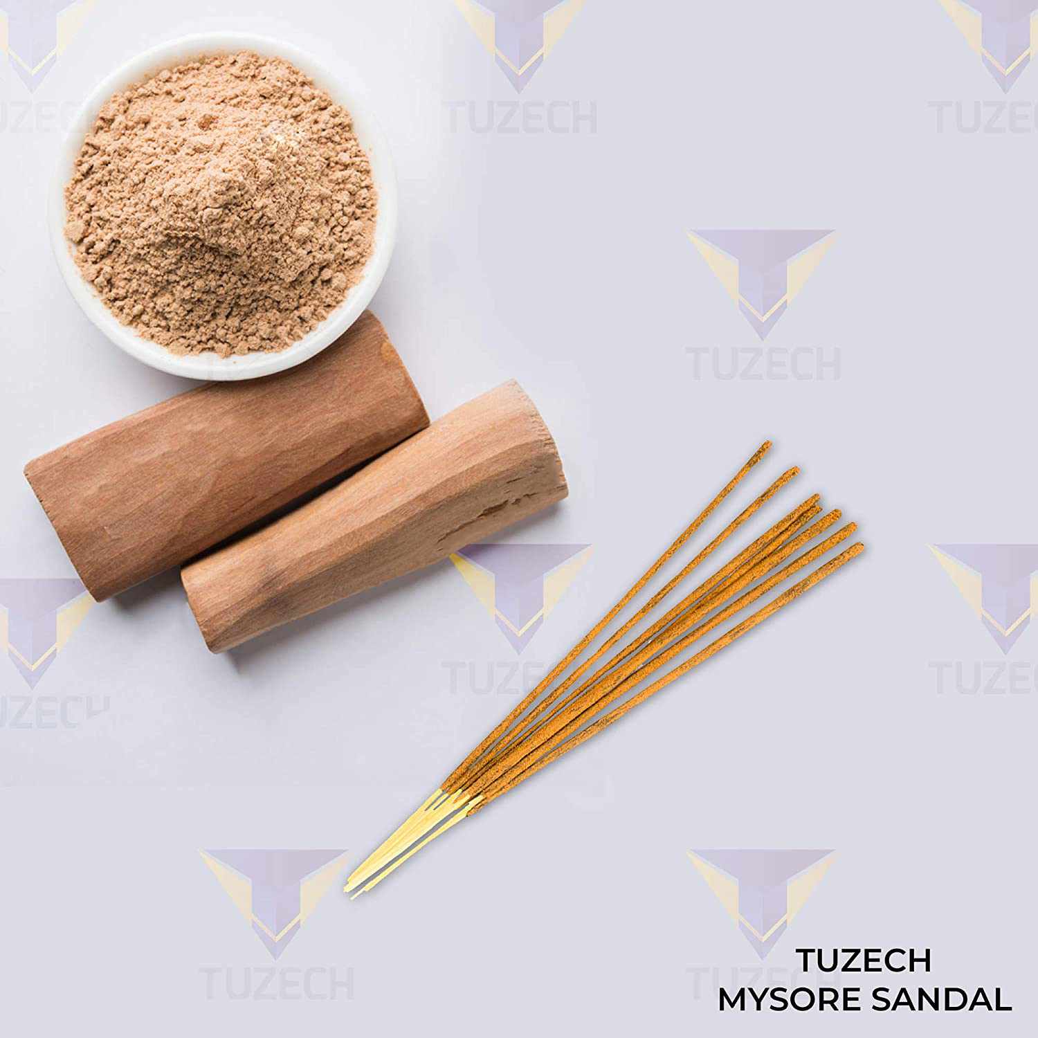 TUZECH Natural Incense Sticks for Meditation Yoga Relaxation Healing Cleanse & Purify Hand Rolled Incenses with Natural Bamboo-Tuzech store