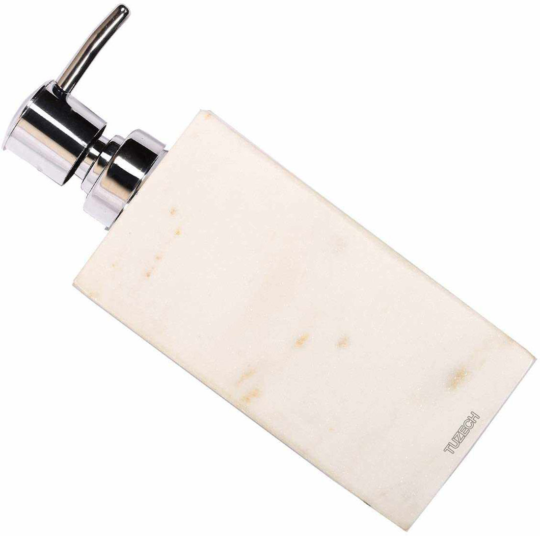 TUZECH Natural Marble Liquid Hand sanitizer Soap Dispenser - Shower Soap, Detergent, Lotion, Shampoo And Gel Dispenser - Rustproof Pump | Ideal for Bathroom Kitchen - 200 ml-Tuzech store