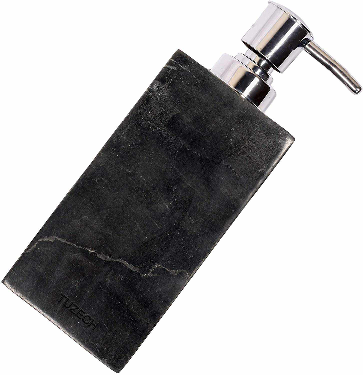 TUZECH Natural Marble Liquid Hand sanitizer Soap Dispenser - Shower Soap, Detergent, Lotion, Shampoo And Gel Dispenser - Rustproof Pump | Ideal for Bathroom Kitchen - 200 ml-Tuzech store