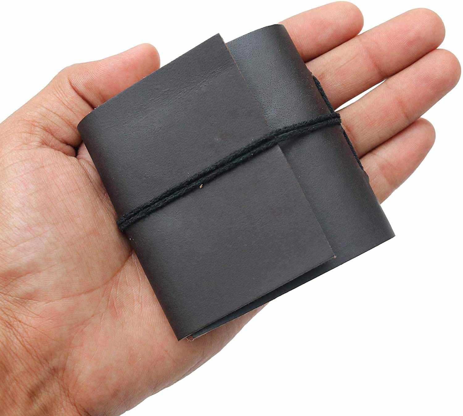 Tuzech Handmade Leather Set of 4 Mini Scrapbook Notebook Diary Blank Unlined Diary For Office||Artist|| Architect||Restaurants Vintage Journal for Men and Women-Tuzech store