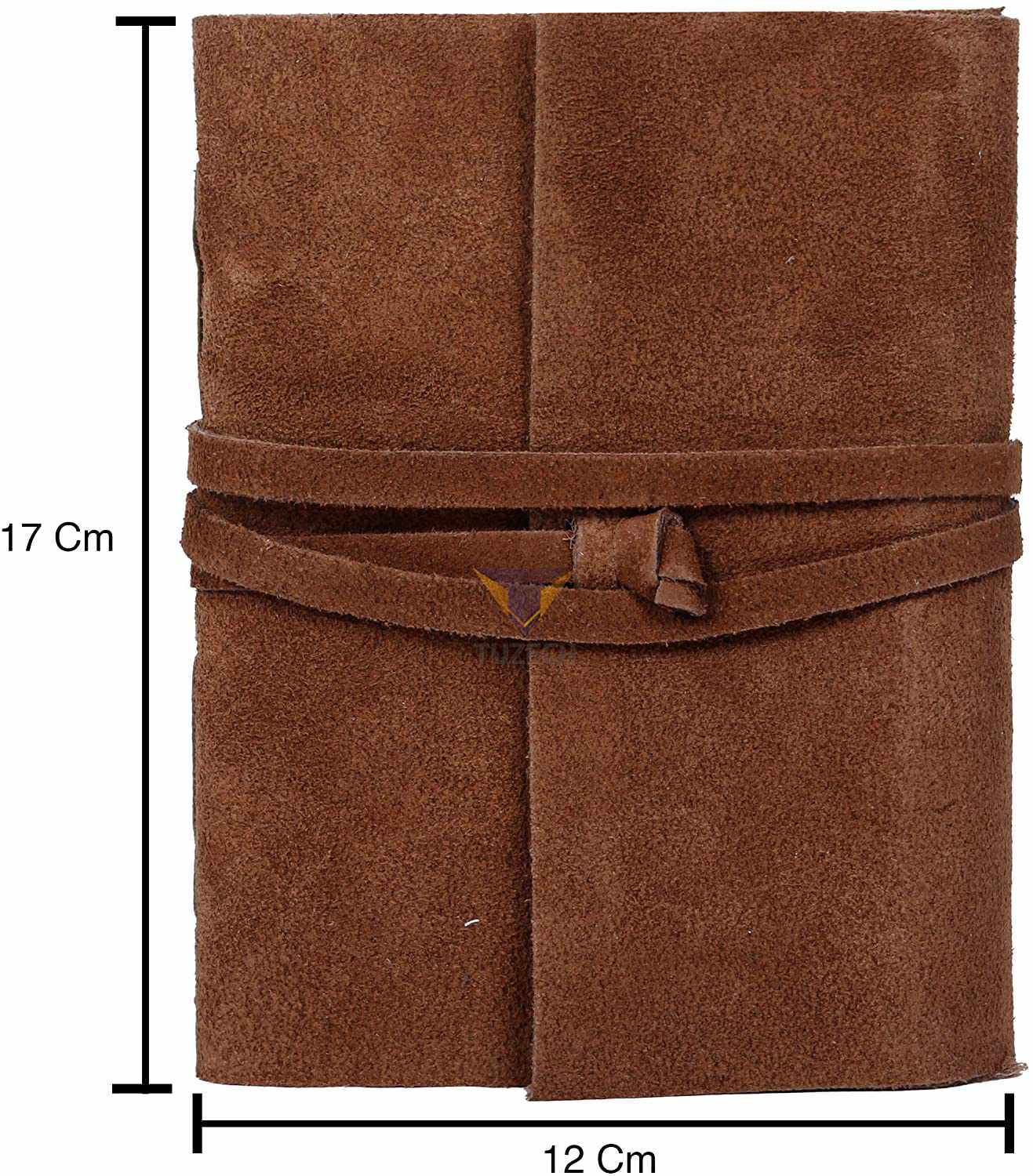 Tuzech Leather Journal Writing Notebook Antique Handmade Leather Bound Daily Notepad for Men/Women Unlined Paper for Art Sketchbook Travel Diary to Write in 7 Inches-Tuzech store