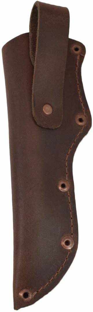 Tuzech Leather Mora Knife Sheath w/Belt Loop Handmade Knives Blade Hunting Knife Sheath Case Pouch (Brown)-Tuzech store