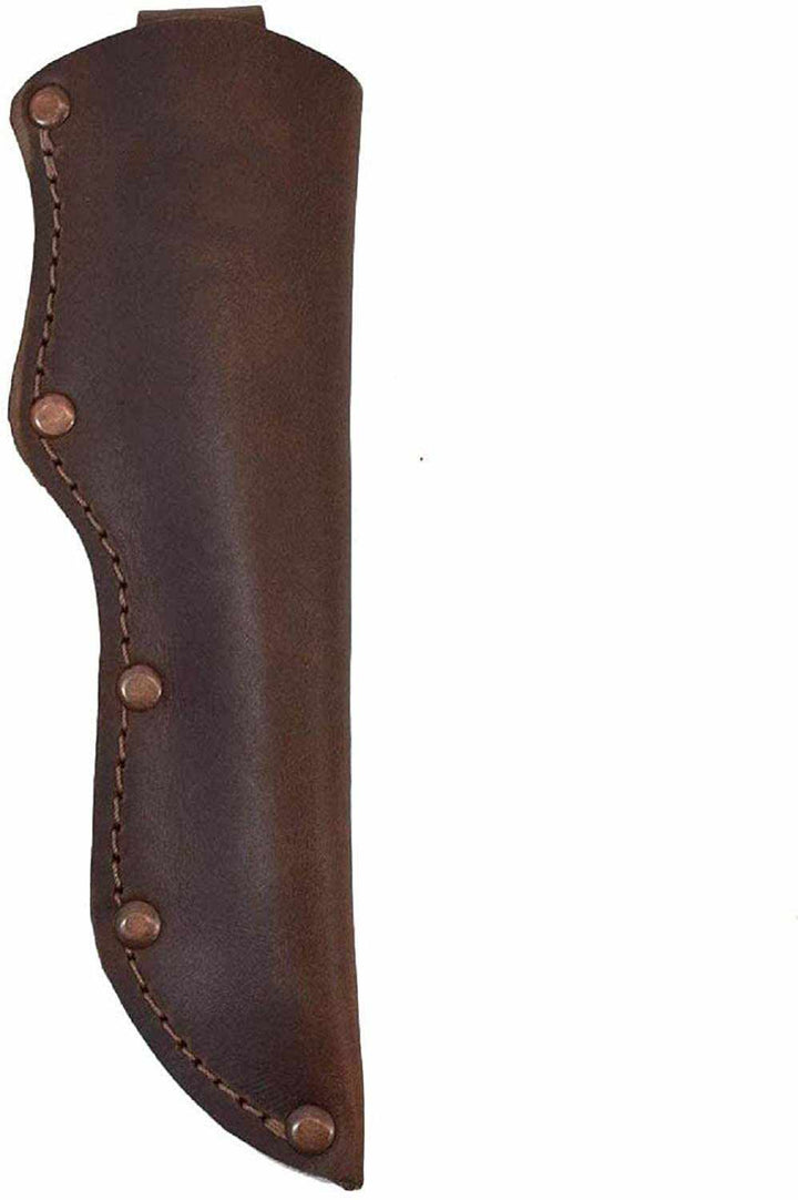 Tuzech Leather Mora Knife Sheath w/Belt Loop Handmade Knives Blade Hunting Knife Sheath Case Pouch (Brown)-Tuzech store