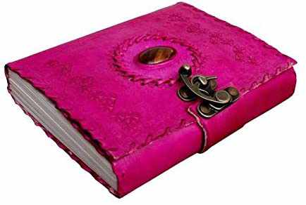 Tuzech Leather Travel Writing Journal Handmade -Leather Diary Vintage Unique for Men Women Kids | Used in Home School Office 7 Inches-Tuzech store