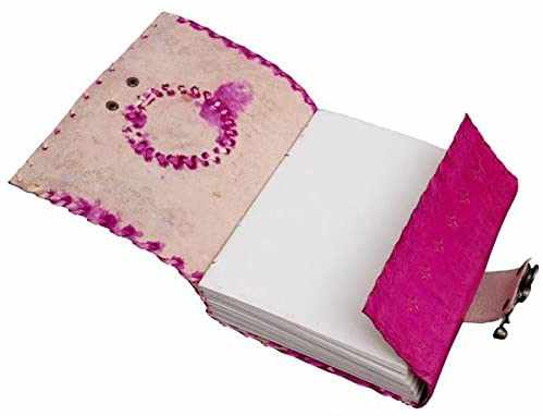 Tuzech Leather Travel Writing Journal Handmade -Leather Diary Vintage Unique for Men Women Kids | Used in Home School Office 7 Inches-Tuzech store