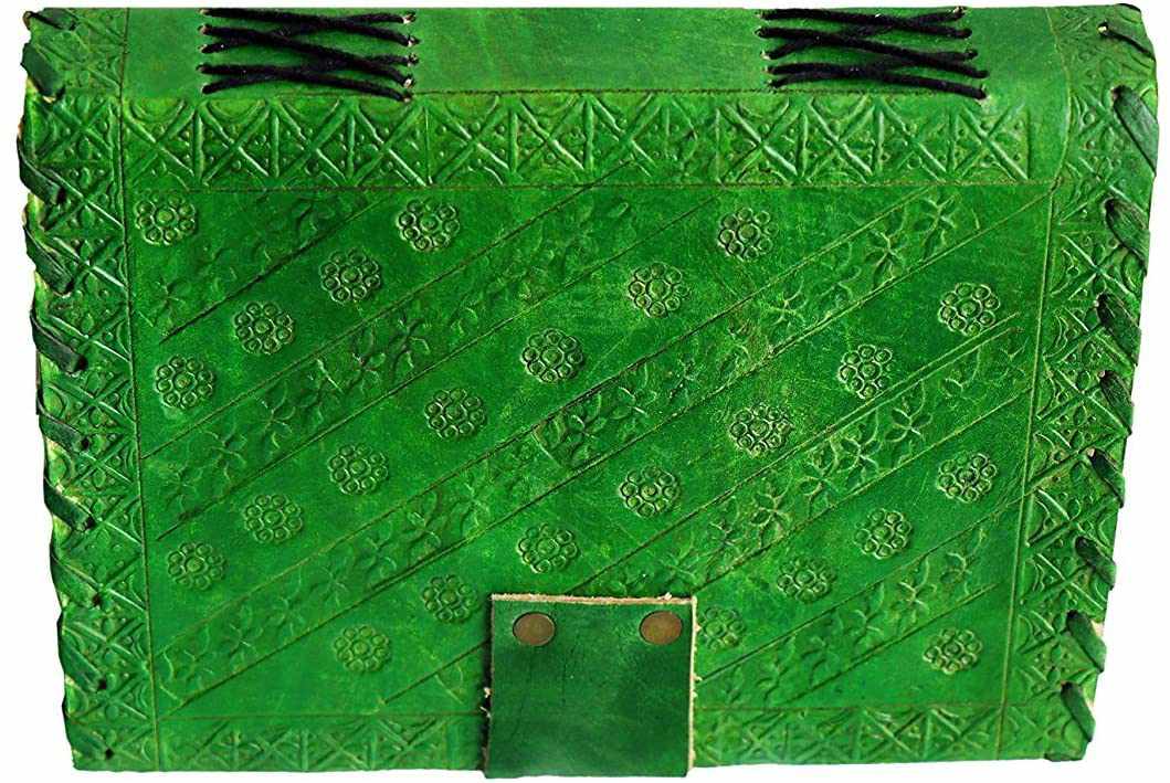 Tuzech Leather Travel Writing Journal Handmade -Leather Diary Vintage Unique for Men Women Kids | Used in Home School Office 7 Inches-Tuzech store